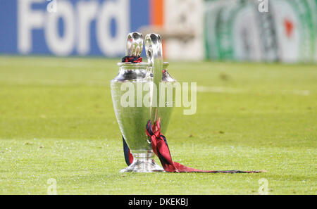 27. Mai 2009 - Rom, Italien - Trophy. UEFA Champions League Soccer Finale zwischen Barcelona und Manchester United im Stadio Olimpico in Rom, Italien. Barcelona schlug Manchester United 2: 0. (Kredit-Bild: © Foto Olimpic/Action Press/ZUMA Press) Einschränkungen: * Nord- und Südamerika Rechte nur * Stockfoto