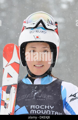 Loveland Valley Ski Area, Colorado, USA. 3. Dezember 2013. EMI Hasegawa (JPN) Ski Alpin: Emi Hasegawa Japan stellt sich vor die Nor-Am Cup Damen Riesenslalom in Loveland Skigebiet Valley, Colorado, USA. Bildnachweis: Hiroyuki Sato/AFLO/Alamy Live-Nachrichten Stockfoto