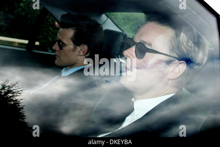 Matt Smith und Gast Hochzeit von James Corden und Julia Carey an Babington House Somerset England - 15.09.12 Stockfoto