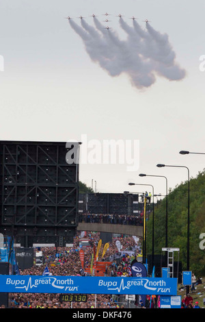 Atmosphäre Bupa Great North Run 2012 Tyne and Wear, England - 16.09.12 Stockfoto