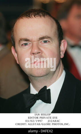 IAN HISLOP. EDITOR-PRIVATE EYE.03/02/1997.J32A8AC. BILDNACHWEIS: ALLSTAR / Stockfoto