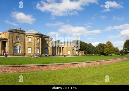 Heaton Hall in Heaton Park, Manchester ist ein Klasse 1 aufgeführt, Ende des 18. Jahrhunderts neoklassischen, Palladio-Stil großes Haus. Stockfoto