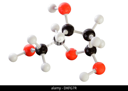 Deoxyribose Molekül Modell Stockfoto