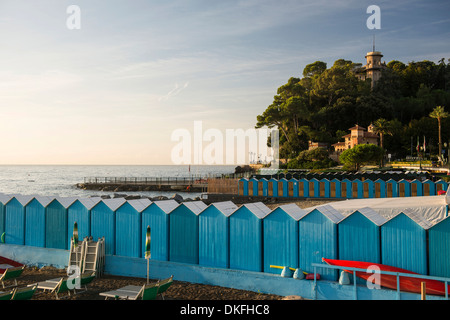 Santa Margherita Ligure, Riviera di Levante, Lido, Provinz Genua, Ligurien, Italien Stockfoto