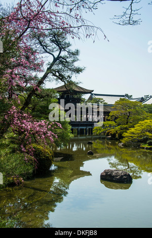 Heian Jingu Schrein, Cherry Blossom, Okazaki-Park, Kyoto, Japan Stockfoto