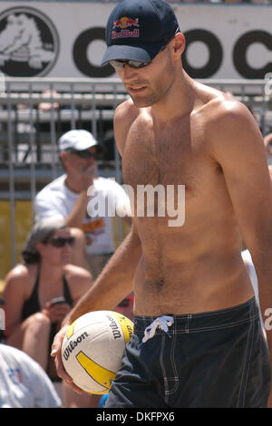 23. Mai 2009 - öffnen Huntington Beach, Kalifornien, Vereinigte Staaten von Amerika - Phil Dalhausser während der AVP Huntington Beach in Huntington Beach. (Kredit-Bild: © Brandon Parry/Southcreek Global/ZUMAPRESS.com) Stockfoto