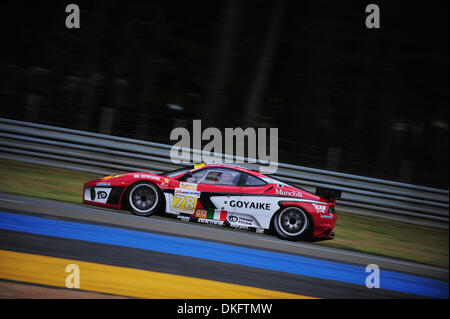 11. Juni 2009 - Le Mans, Frankreich - während der Qualifikation für die 24 Stunden von Le Mans, Donnerstag, 11. Juni 2009, in Le Mans, Frankreich. (Kredit-Bild: © Rainier Ehrhardt/ZUMAPRESS.com) Stockfoto