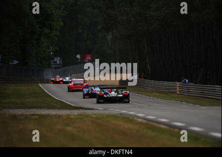 11. Juni 2009 - Le Mans, Frankreich - Renn-Action in der Qualifikation für die 24 Stunden von Le Mans, Donnerstag, 11. Juni 2009, in Le Mans, Frankreich. (Kredit-Bild: © Rainier Ehrhardt/ZUMAPRESS.com) Stockfoto