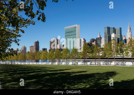 Vier Freiheiten Park auf Roosevelt Island, New York, USA Stockfoto