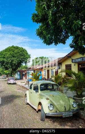 Rostigen Käfer in der historischen Stadt von Pirenopolis, Goais, Brasilien, Südamerika Stockfoto