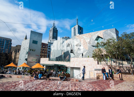 Australian Centre for the Moving Image am Federation Square, Melbourne, Victoria, Australien, Pazifik Stockfoto