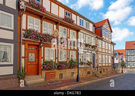 Fachwerkhaus, Hildesheim, Niedersachsen, Deutschland, Europa Stockfoto