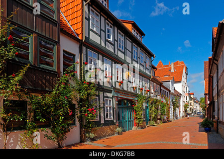 Fachwerkhaus, Hildesheim, Niedersachsen, Deutschland, Europa Stockfoto