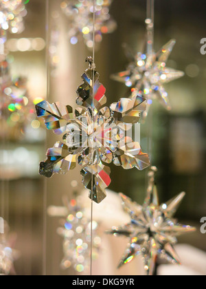 Swarovski Kristall-Shop, Rockefeller Center, NYC, USA Stockfoto