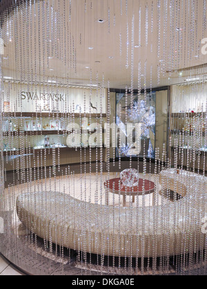 Swarovski Kristall-Shop, Rockefeller Center, NYC, USA Stockfoto