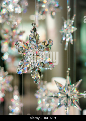 Swarovski Kristall-Shop, Rockefeller Center, NYC, USA Stockfoto