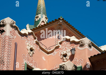 Gaudi-Haus-Museum - Casa Museu Gaudi, Park Güell, Barcelona, Katalonien, Spanien Stockfoto