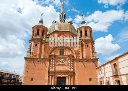 Christuskirche. San Carlos del Valle, Provinz Ciudad Real, Castilla La Mancha, Spanien. Stockfoto