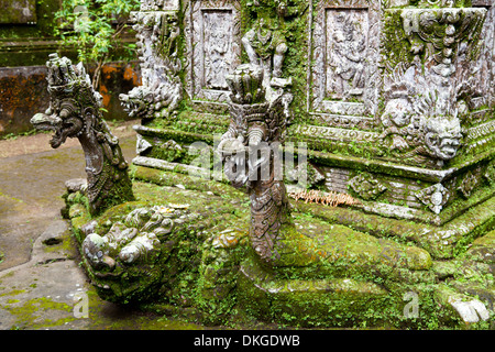 Teil des Tempels Pura Kehen auf Bali, Indonesien, Nahaufnahme Stockfoto