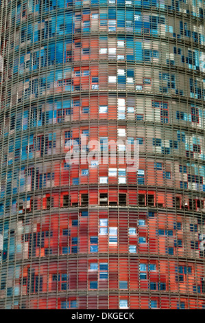 Torre Agbar, Barcelona, Katalonien, Spanien Stockfoto