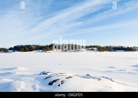 Ostsee im Winter, Finnland Stockfoto