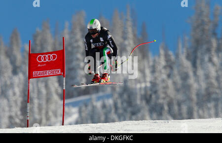 Beaver Creek, Colorado, USA. 5. Dezember 2013. PETER FILL Italien während der Trainingslauf für FIS Ski World Cup Downhill Rennen der Herren in Beaver Creek, Coloradorado. Bildnachweis: Ralph Lauer/ZUMAPRESS.com/Alamy Live-Nachrichten Stockfoto