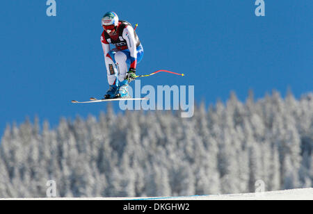 Beaver Creek, Colorado, USA. 5. Dezember 2013. 05.12.2013 Beaver Creek, Colorado. USA. DIDIER DEFAGO der Schweiz während der Trainingslauf für FIS Ski World Cup Downhill Rennen der Herren in Beaver Creek, Coloradorado. Bildnachweis: Ralph Lauer/ZUMAPRESS.com/Alamy Live-Nachrichten Stockfoto