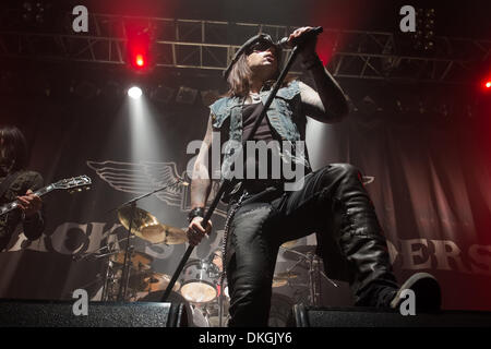 Inverness, Schottland. 5. Dezember 2013.  Black StarRider durchführen, bei der Ironworks(Inverness, United Kingdom) Credit: Thomas Bisset/Alamy Live News Stockfoto