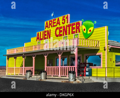 Area 51 Alien Center Truck Stop und Bordell Amargosa Valley Nevada. Stockfoto