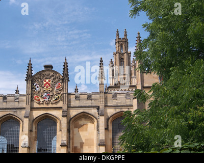 All Souls College der Oxford University-Innenhof Stockfoto