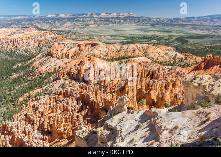 Bryce Canyon Amphitheater von Bryce Point, Bryce-Canyon-Nationalpark, Utah, Vereinigte Staaten von Amerika, Nordamerika Stockfoto