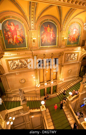 Wiener Oper, Wien, Österreich, Europa Stockfoto