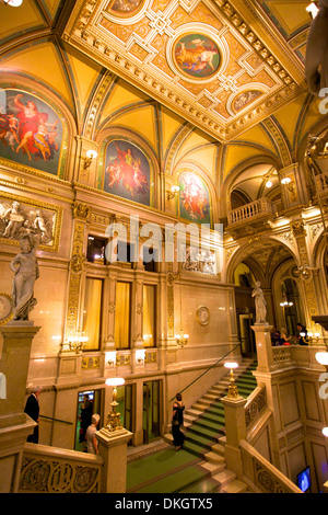 Wiener Oper, Wien, Österreich, Europa Stockfoto