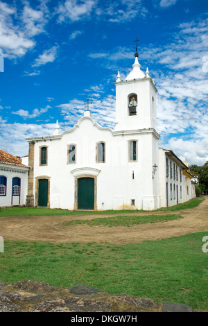 Nossa Senhora Das Dores Kapelle, Paraty, Rio De Janeiro Zustand, Brasilien, Südamerika Stockfoto