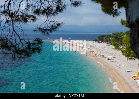 Bol, Ziatni Ratte Strand, Insel Brac, Dalmatien, Kroatien, Europa Stockfoto