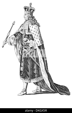 König William III von England und II von Schottland Stockfoto