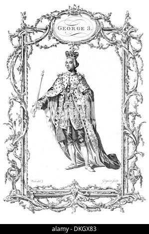 König George III von Großbritannien Stockfoto