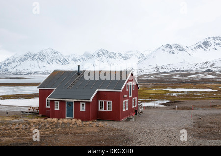 Ny-Alesund, Spitzbergen, Svalbard-Inseln, Norwegen, Skandinavien, Europa Stockfoto