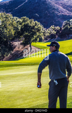 Tiger Woods auf der Northwestern Mutual 2013 Herausforderung im Sherwood Country Club in Thousand Oaks Kalifornien Stockfoto