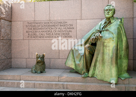 Das Roosevelt Memorial in Washington, D.C., Vereinigte Staaten von Amerika, Nordamerika Stockfoto