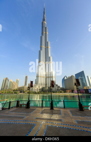 Burj Khalifa, Dubai, Vereinigte Arabische Emirate, Naher Osten Stockfoto