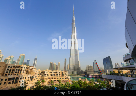 Burj Khalifa, Innenstadt, Dubai, Vereinigte Arabische Emirate, Naher Osten Stockfoto