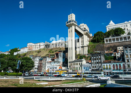 Lacerda Aufzug im Pelourinho, Salvador da Bahia, Bahia, Brasilien, Südamerika Stockfoto