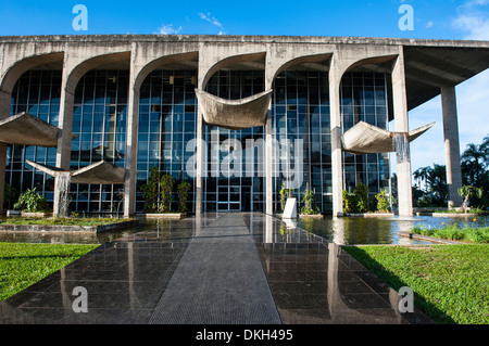 Justizministerium, Brasilia, UNESCO World Heritage Site, Brasilien, Südamerika Stockfoto