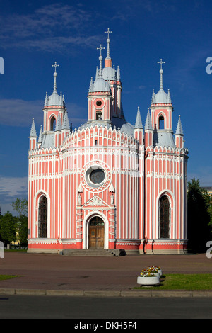 Chesma (Chesme) Kirche, russische orthodoxe St. Petersburg, Russland, Europa Stockfoto