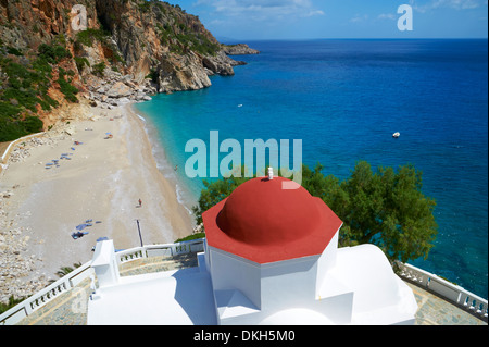 Kira Panagia Strand, Karpathos, Dodekanes, griechische Inseln, Griechenland, Europa Stockfoto