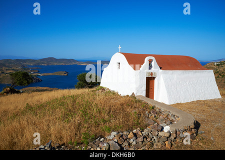 Kleine Kirche, Patmos, Dodekanes, griechische Inseln, Griechenland, Europa Stockfoto