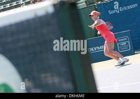 27. Juli 2009 - Stanford, Kalifornien, USA - 27. Juli 2009: Elena Dementieva (RUS) gegen Anne Keothavong (GBR), nicht in der ersten Runde spielen bei der Bank of West Classic, Sony Ericsson WTA Tour, Damen-Tennis-Turnier in der Taube Familie Tennisstadion in Stanford Kalifornien abgebildet (Credit-Bild: © Konsta Goumenidis/Southcreek Global/ZUMApress.com) Stockfoto