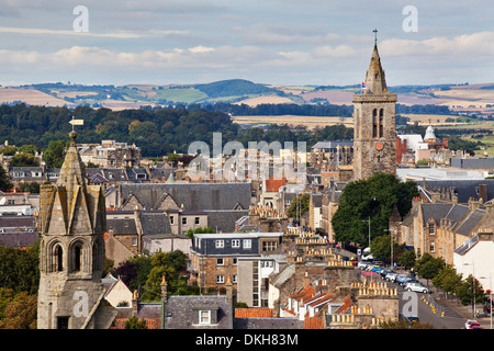 St. Salvators College von St. Regeln Turm an der St. Andrews Cathedral, St. Andrews, Fife, Schottland, Vereinigtes Königreich, Europa Stockfoto