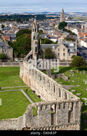 St. Andrews Kathedrale von St. Regeln Tower, St. Andrews, Fife, Schottland, Vereinigtes Königreich, Europa Stockfoto